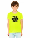 Bella + Canvas Youth CVC Jersey T-Shirt Neon Yellow