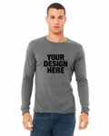 Bella + Canvas Unisex CVC Jersey Long-Sleeve T-Shirt Deep Heather
