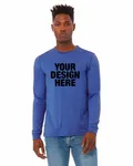 Bella + Canvas Unisex CVC Jersey Long-Sleeve T-Shirt Heather True Roy