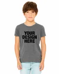 Bella + Canvas Youth CVC Jersey T-Shirt Deep Heather