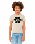 Bella + Canvas Youth CVC Jersey T-Shirt Heather Dust