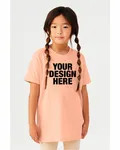 Bella + Canvas Youth CVC Jersey T-Shirt Heather Peach