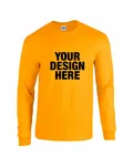 Gildan Adult Heavy Cotton Long-Sleeve T-Shirt Gold