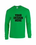 Gildan Adult Heavy Cotton Long-Sleeve T-Shirt Irish Green