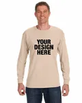Jerzees Adult DRI-POWER ACTIVE Long-Sleeve T-Shirt Sandstone
