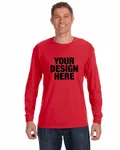 Jerzees Adult DRI-POWER ACTIVE Long-Sleeve T-Shirt True Red