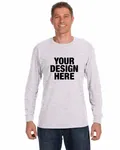 Jerzees Adult DRI-POWER ACTIVE Long-Sleeve T-Shirt Ash