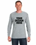 Jerzees Adult DRI-POWER ACTIVE Long-Sleeve T-Shirt Athletic Heather