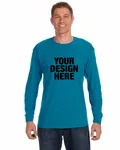 Jerzees Adult DRI-POWER ACTIVE Long-Sleeve T-Shirt California Blue