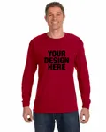 Jerzees Adult DRI-POWER ACTIVE Long-Sleeve T-Shirt Cardinal