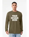 Bella + Canvas Unisex CVC Jersey Long-Sleeve T-Shirt Heather Olive
