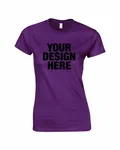 Gildan Ladies' Softstyle Fitted T-Shirt PURPLE