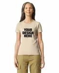 Gildan Ladies' Softstyle Fitted T-Shirt SAND
