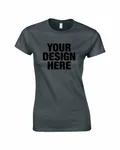 Gildan Ladies' Softstyle Fitted T-Shirt Charcoal