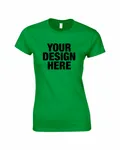 Gildan Ladies' Softstyle Fitted T-Shirt Irish Green
