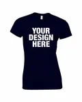 Gildan Ladies' Softstyle Fitted T-Shirt Navy