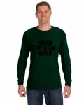 Jerzees Adult DRI-POWER ACTIVE Long-Sleeve T-Shirt Forest Green