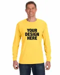 Jerzees Adult DRI-POWER ACTIVE Long-Sleeve T-Shirt Island Yellow