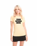 Next Level Apparel Ladies' T-Shirt Banana Cream