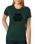 Next Level Apparel Ladies' T-Shirt Forest Green