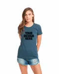 Next Level Apparel Ladies' T-Shirt Indigo