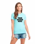 Next Level Apparel Ladies' T-Shirt Light Blue