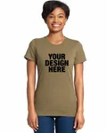 Next Level Apparel Ladies' T-Shirt Military Green