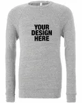 Bella + Canvas Unisex Sponge Fleece Crewneck Sweatshirt Athletic Heather