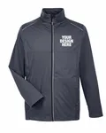 CORE365 Men's Techno Lite Three-Layer Knit Tech-Shell Carbon