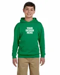 Jerzees Youth 8 oz. NuBlend Fleece Pullover Hooded Sweatshirt Kelly