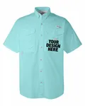 Columbia Men's Bonehead Short-Sleeve Shirt GULF STREAM