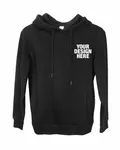 Threadfast Apparel Unisex Ultimate Fleece Pullover Hooded Sweatshirt BLACK