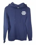 Threadfast Apparel Unisex Ultimate Fleece Pullover Hooded Sweatshirt Navy
