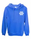 Threadfast Apparel Unisex Ultimate Fleece Pullover Hooded Sweatshirt ROYAL