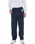Champion Adult Powerblend Open-Bottom Fleece Pant with Pockets Navy