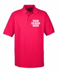 UltraClub Men's Whisper Piqu Polo RED