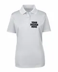 CORE365 Ladies' Origin Performance Piqu Polo Platinum
