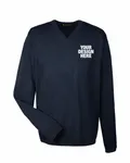 Harriton Men's Pilbloc V-Neck Sweater DARK NAVY