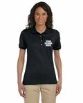 Jerzees Ladies' SpotShield Jersey Polo BLACK