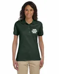 Jerzees Ladies' SpotShield Jersey Polo Forest Green
