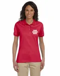 Jerzees Ladies' SpotShield Jersey Polo True Red