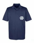 CORE365 Men's Origin Performance Piqu Polo with Pocket Classic Navy