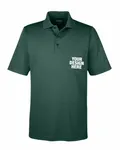 CORE365 Men's Origin Performance Piqu Polo with Pocket Forest