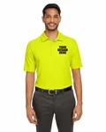CORE365 Men's Fusion ChromaSoft Pique Polo SAFETY YELLOW