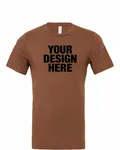 Bella + Canvas Unisex Heather CVC T-Shirt Heather Brown