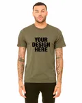 Bella + Canvas Unisex Heather CVC T-Shirt Heather Olive