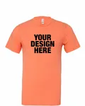 Bella + Canvas Unisex Heather CVC T-Shirt Heather Orange