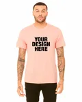 Bella + Canvas Unisex Heather CVC T-Shirt Heather Peach