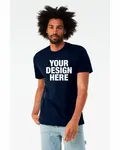 Bella + Canvas Unisex Heather CVC T-Shirt Solid Navy Blend