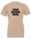 Bella + Canvas Unisex Heather CVC T-Shirt Heather Tan